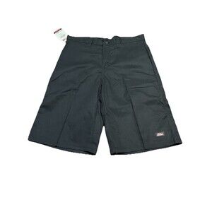 DICKIES Work Shorts Mens 34x13 Black Loose Fit Multi Pockets Utility Durable NWT